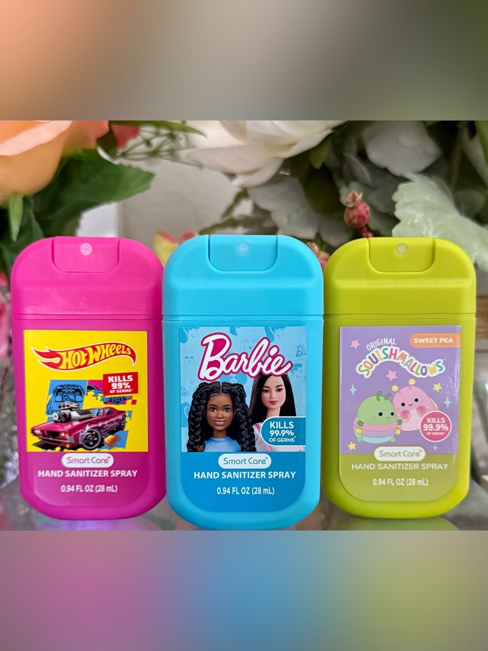 🆕🪷 SMART CARE LIMITED EDITION 3-PIECE HAND SANITIZER COLLECTION. BRAND NEW.